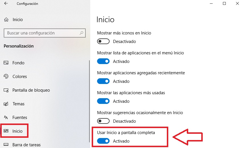 Aprende a personalizar el menú de Inicio de Windows 10
