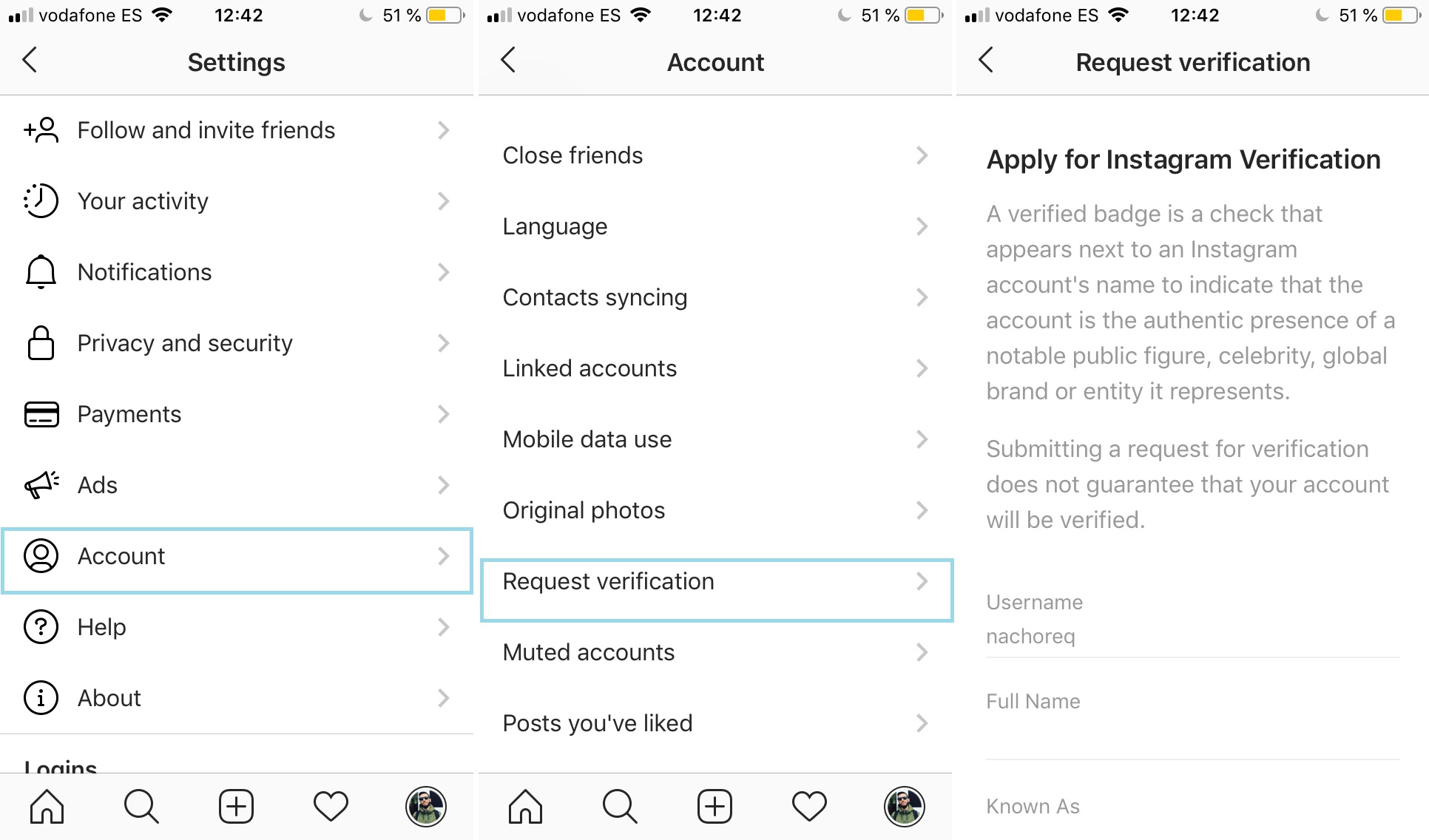 Instagram: cómo conseguir el check azul de cuenta verificada