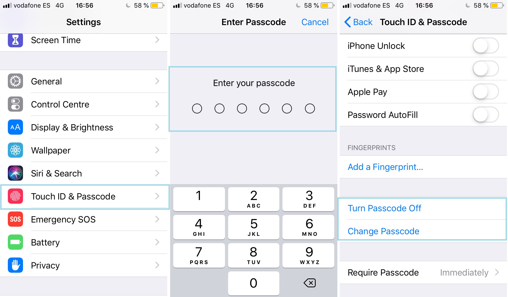 Cómo poner contraseña a tu iPhone