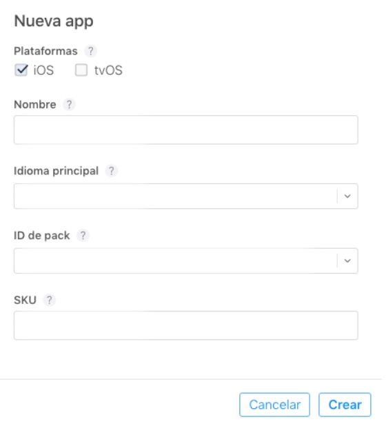 Cómo registrar una app con iTunes Connect