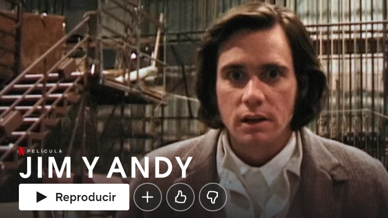Jim y Andy en Netflix