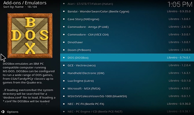 Cómo jugar a juegos usando Kodi