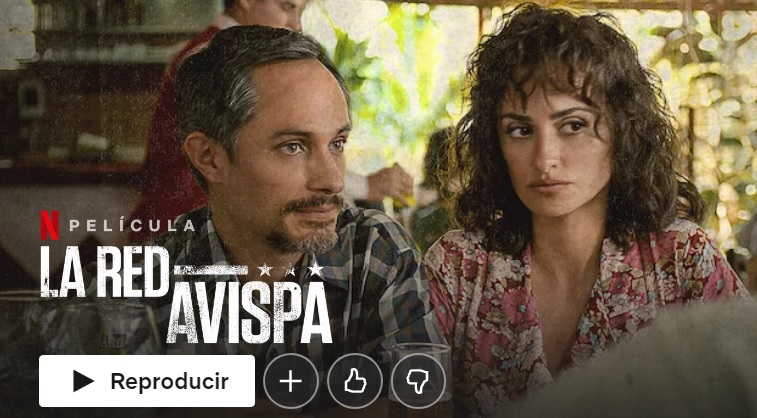 La red avispa en Netflix