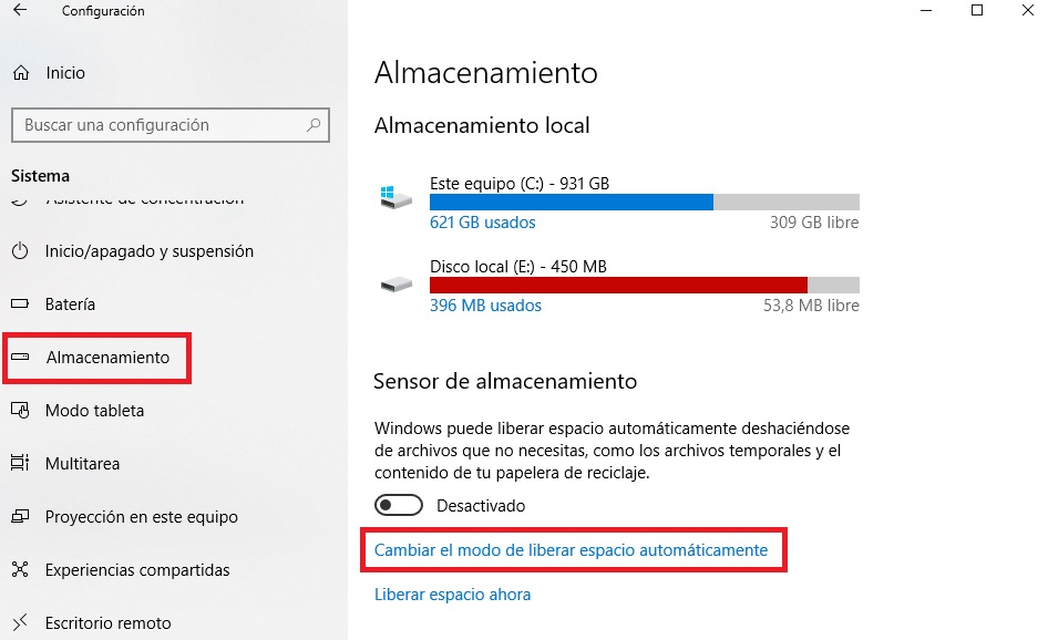 6 formas de liberar espacio: Windows 10