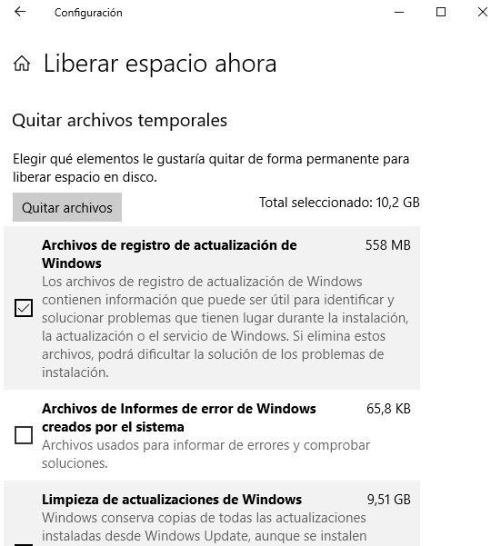 6 formas de liberar espacio: Windows 10