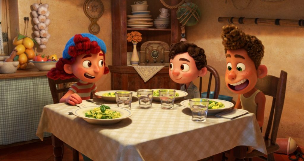 Luca, Alberto y Giulia