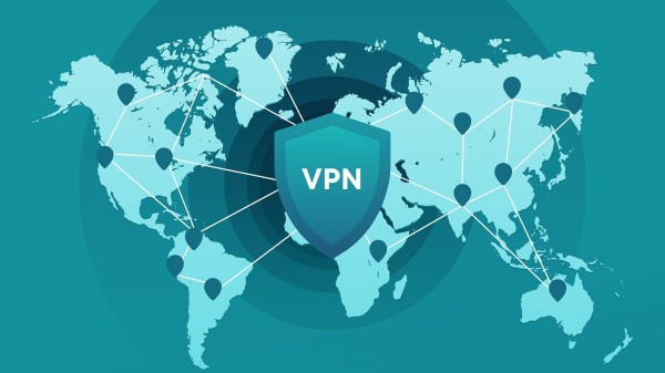 Mapa del mundo con VPN