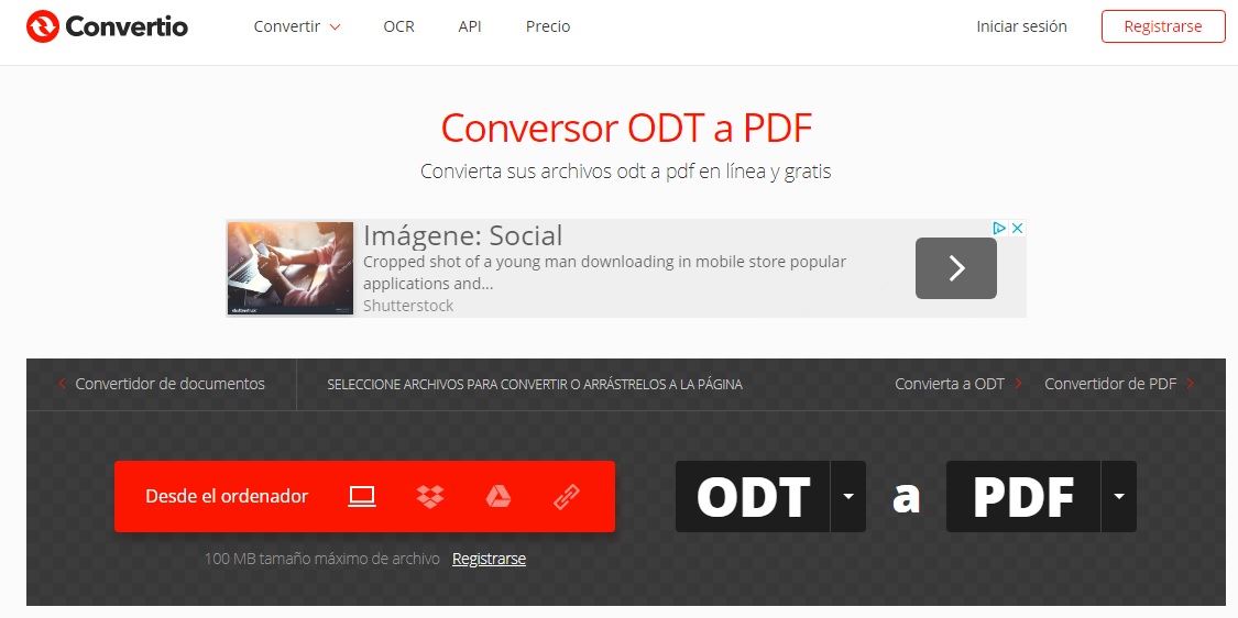 Cómo convertir un archivo ODT a PDF