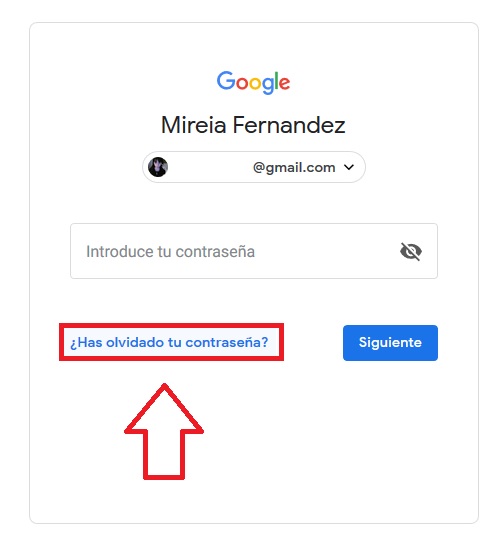 Cómo recuperar la contraseña de Gmail