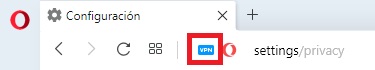 Cómo activar la VPN gratis del navegador Opera