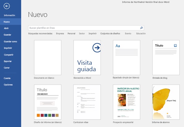Cómo utilizar y modificar plantillas de Microsoft Word