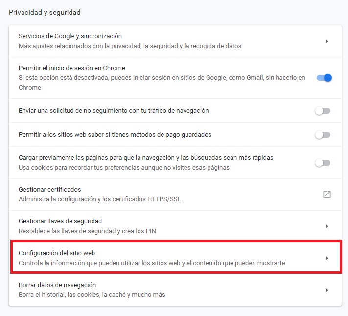 Chrome: Cómo permitir o bloquear las ventanas emergentes