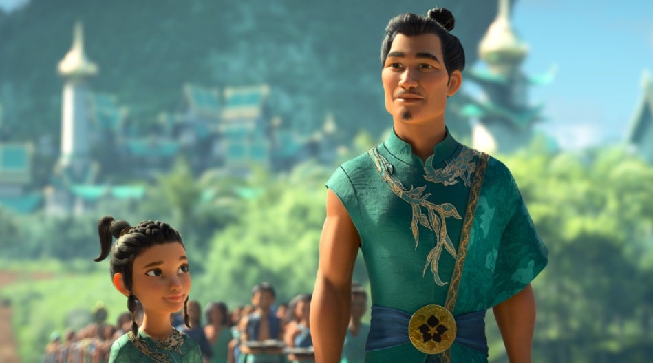 Raya y su padre