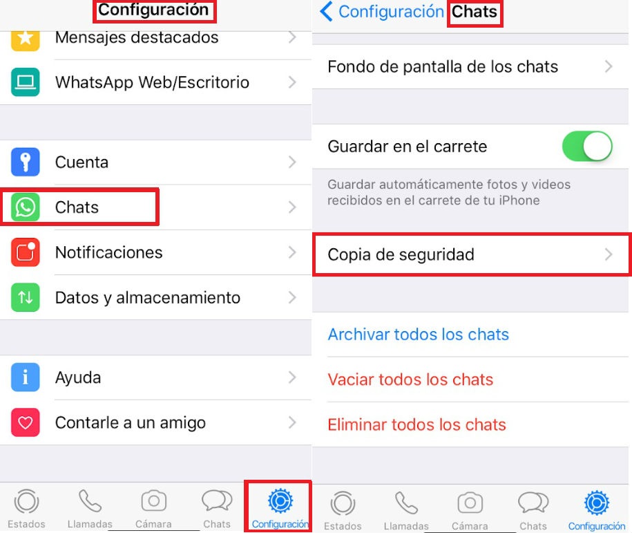 Cómo recuperar conversaciones de WhatsApp