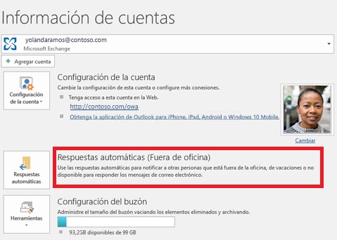 Outlook: Cómo activar las respuestas automáticas
