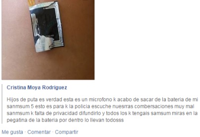 Bulo de las baterías Samsung