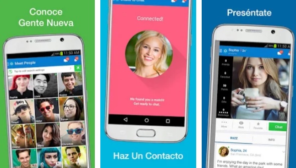Interfaz de Skout