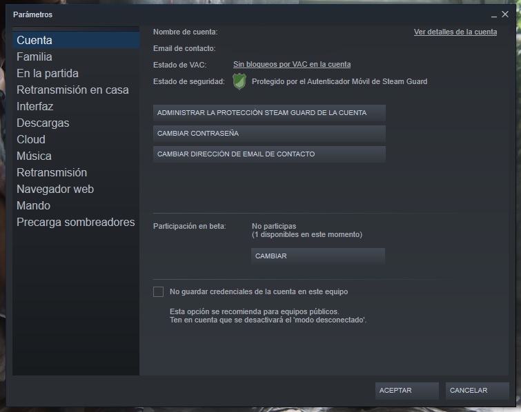 Cómo mejorar la seguridad de tu cuenta de Steam
