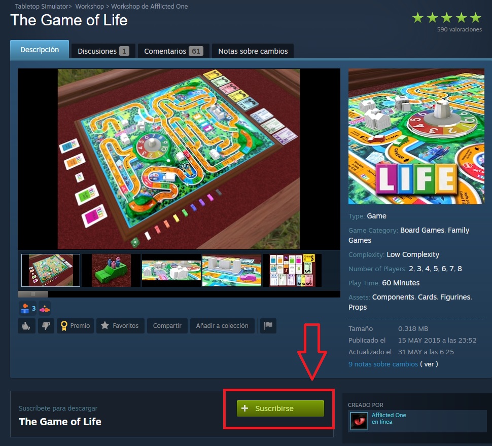 Cómo descargar un mod desde la Steam Workshop