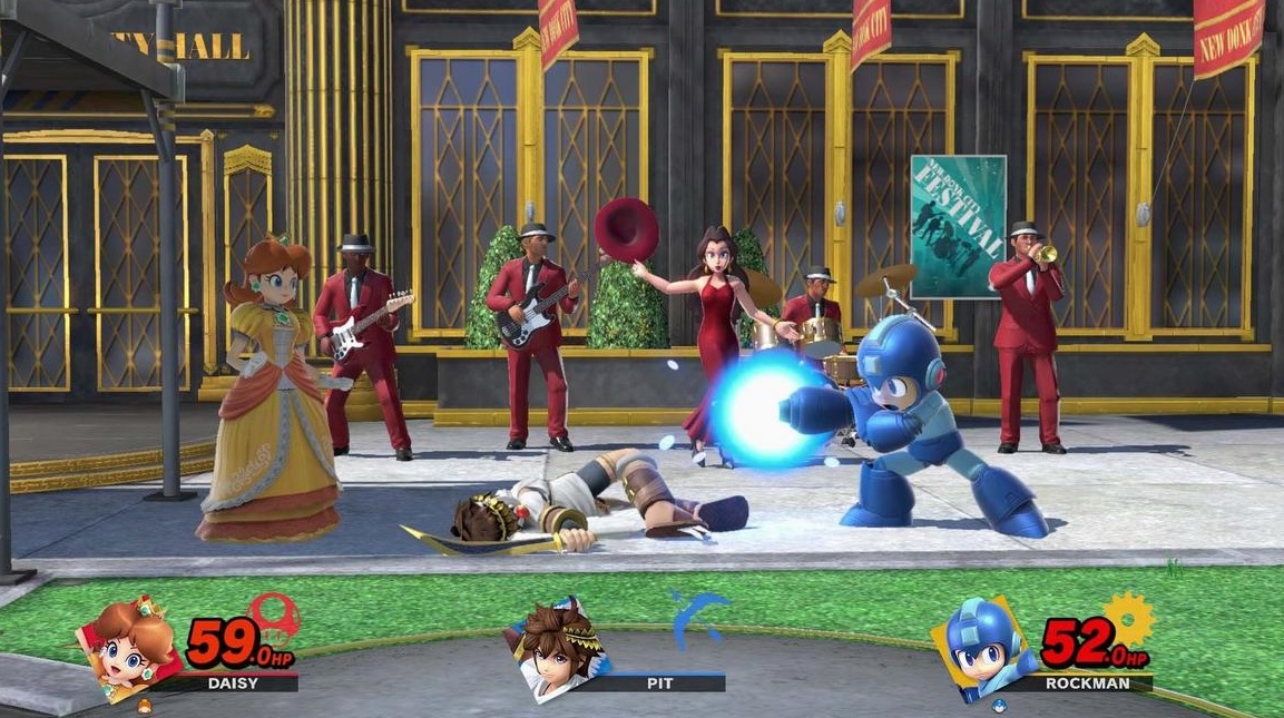 La princesa Daisy contra Mega Man (Rockman)