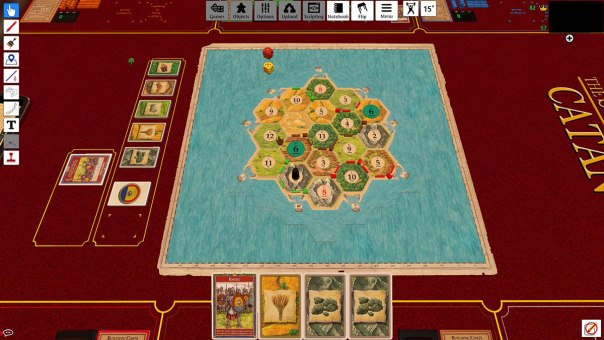 Catan en Tabletop Simulator