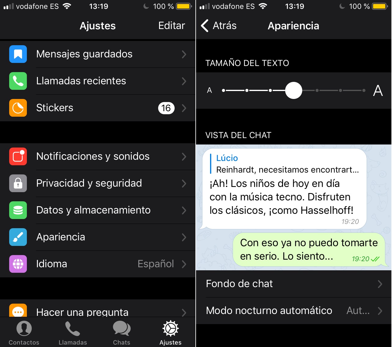 Todas las apps populares que tienen el modo oscuro