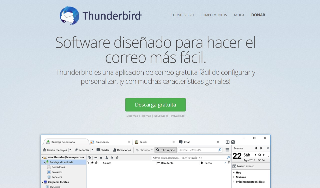5 clientes de correo electrónico gratis que no puedes dejar pasar