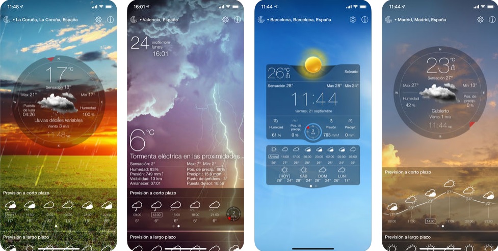 Las 5 mejores apps gratis para consultar el tiempo