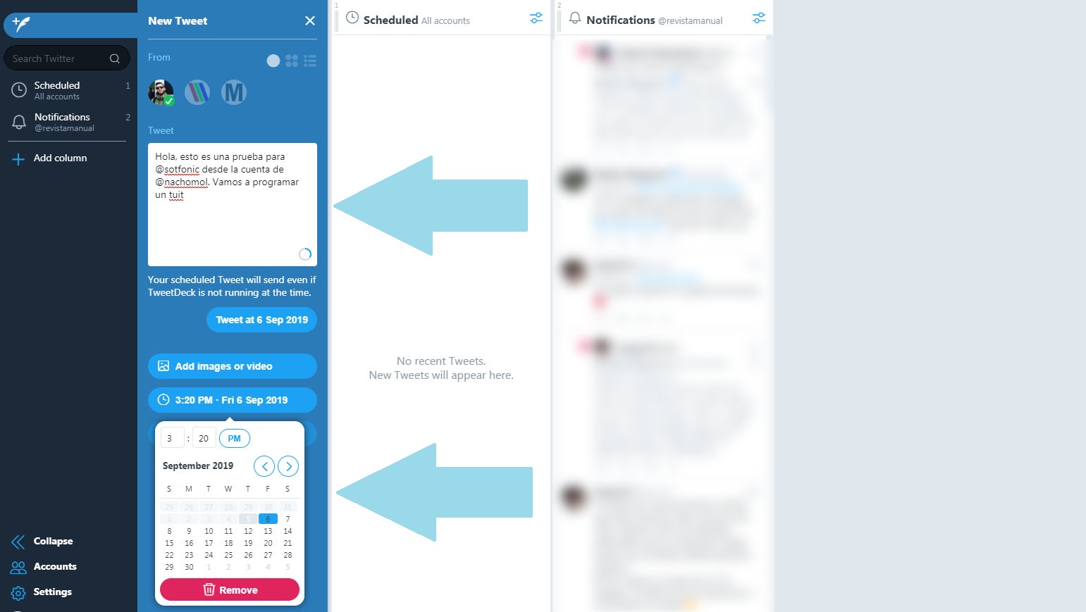 Cómo programar publicaciones en Twitter
