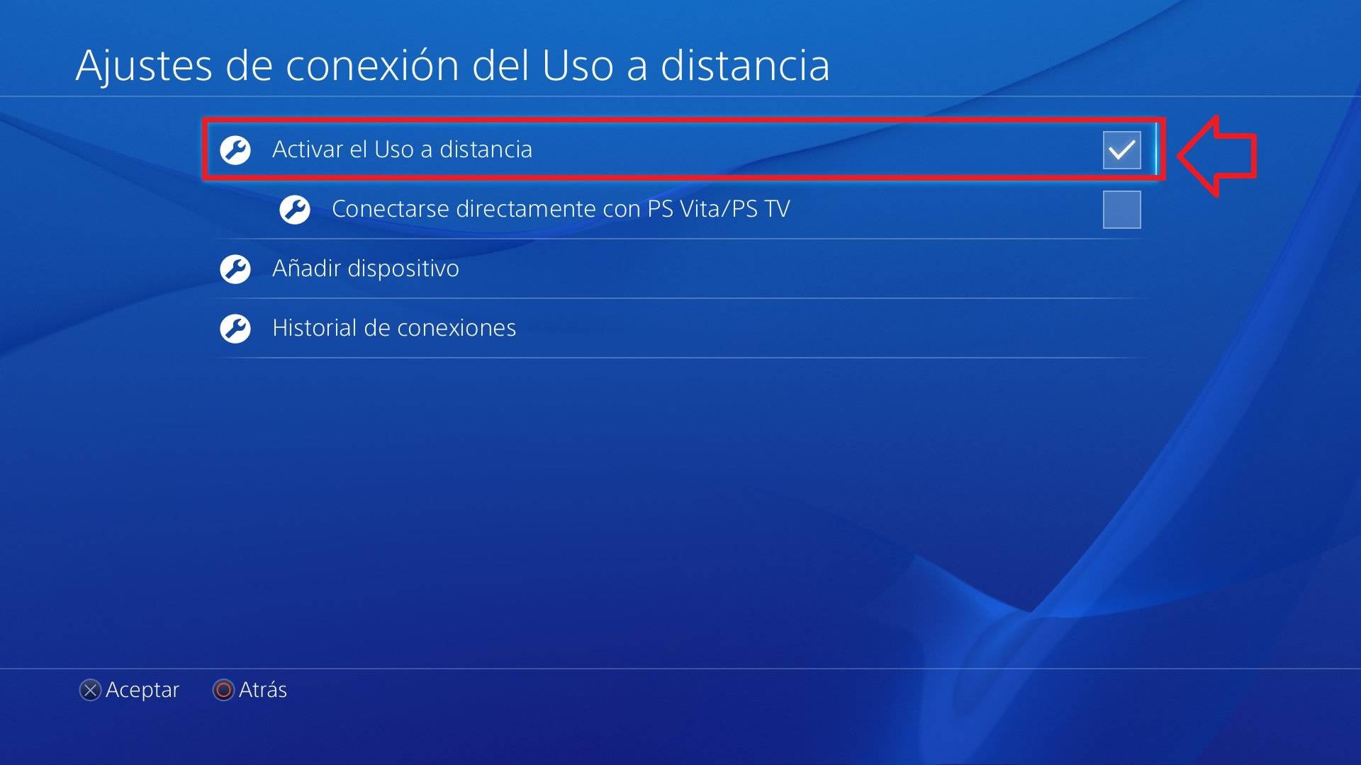 Guía paso a paso: Uso a distancia PS4