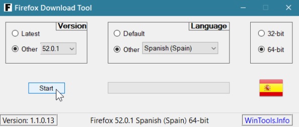 Cómo instalar versiones anteriores de Firefox