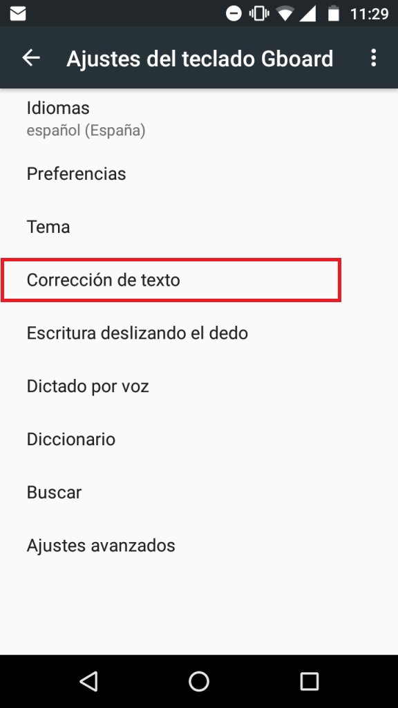 Cómo quitar el corrector de WhatsApp