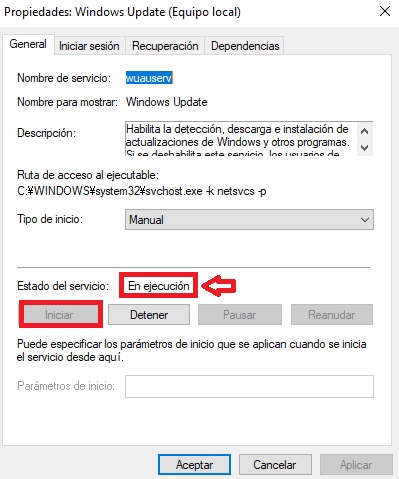 Solución al error "Windows Update no puede buscar actualizaciones"