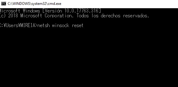 Solución al error "Ethernet no tiene una configuración IP válida"