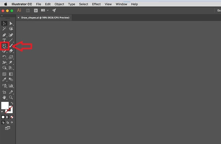 Herramienta de forma en Illustrator