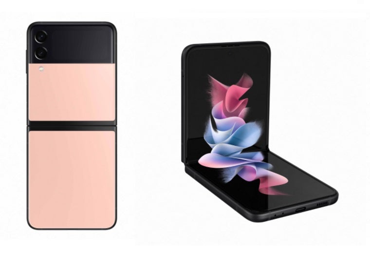 Samsung Galaxy Z Flip3 5G con color exclusivo rosa.