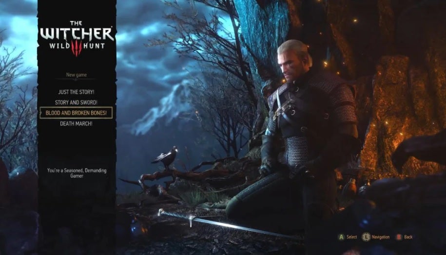 Niveles de dificultad de The Witcher 3