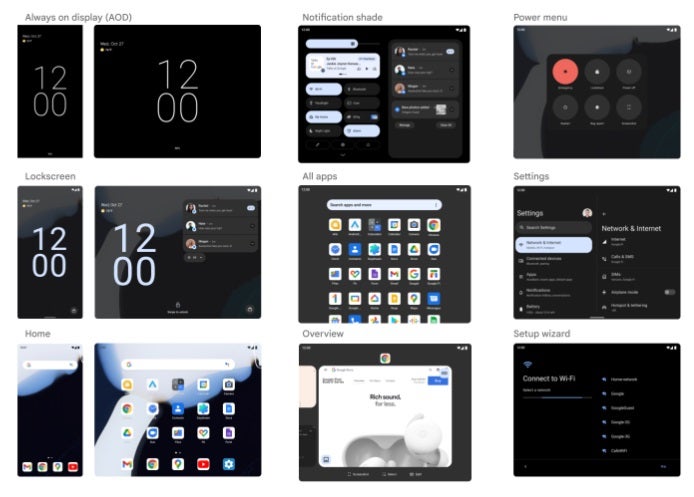 Interfaz de Android 12L