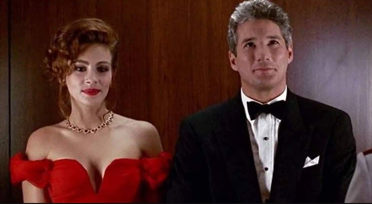 Julia Roberts y Richard Gere en Pretty Woman