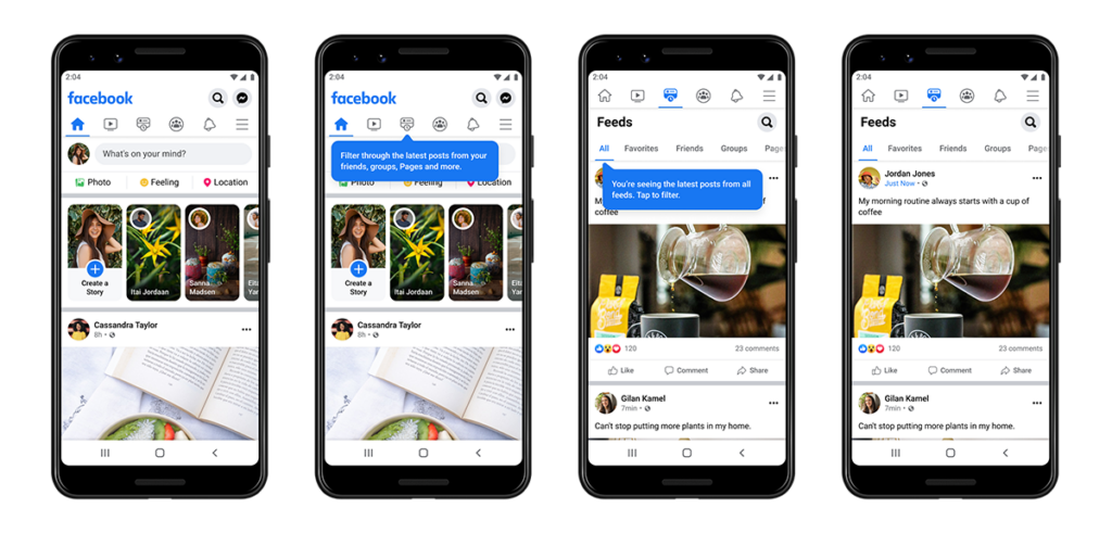 Facebook te da más control sobre tu feed