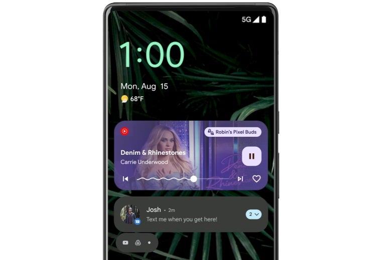 Reproductor de medios de Android 13