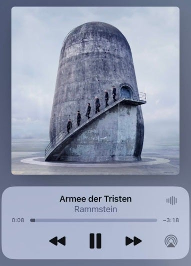 Reproductor de medios de iOS 16