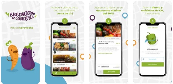 Interfaz de Encantado de Comerte