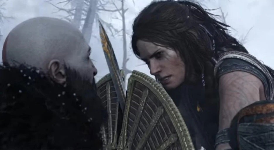 Kratos y Freya en God of War Ragnarök