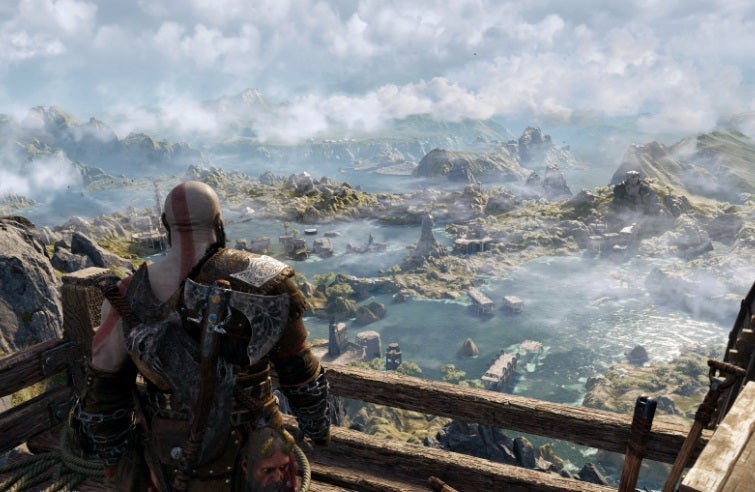 Paisaje en God of War Ragnarök