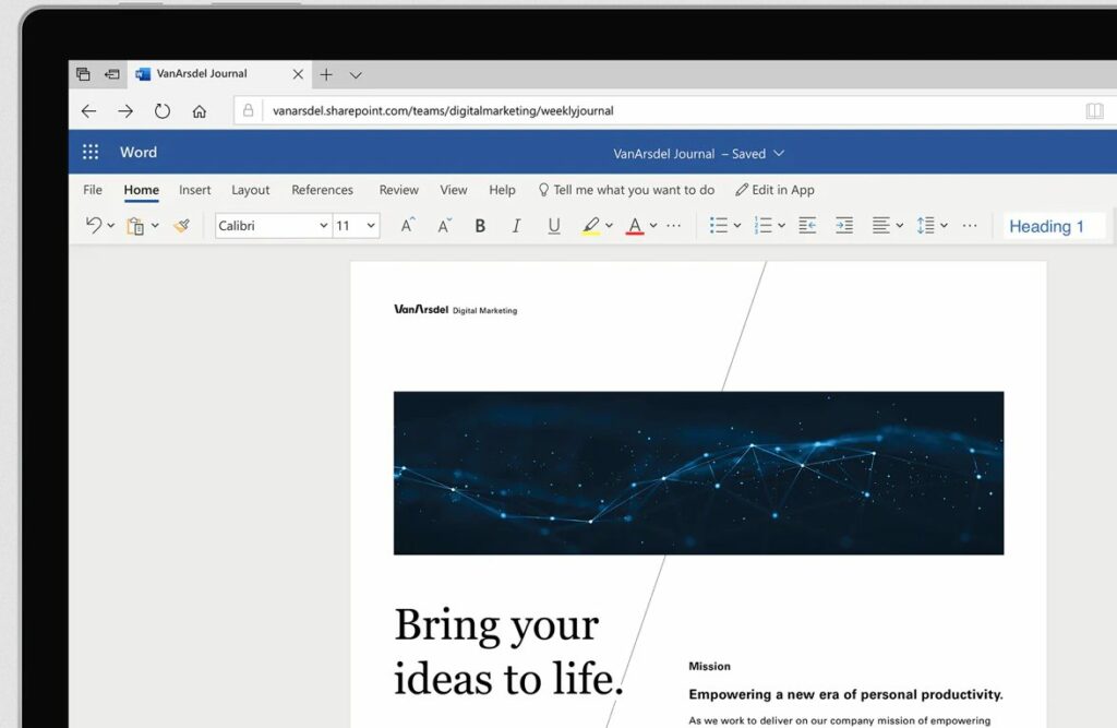 Microsoft Word online