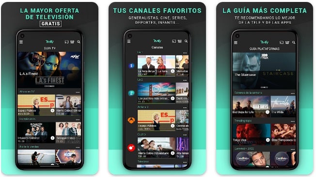 Interfaz de TVfy