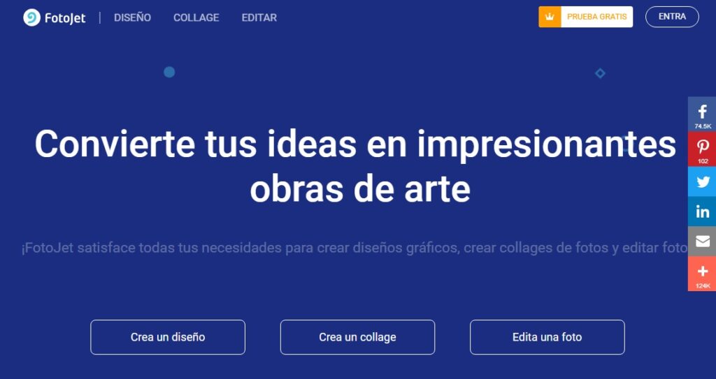 Interfaz de photojet