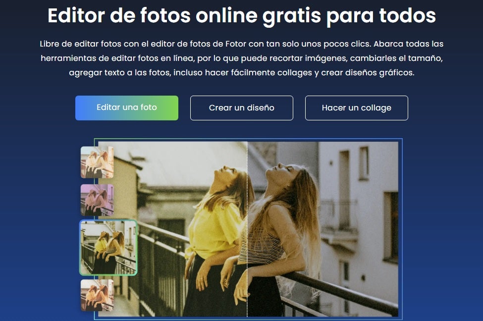 Interfaz de photo