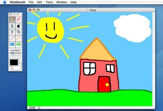 Interfaz de Paintbrush para Mac